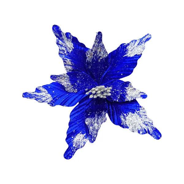 Flor 25cm Azul Arbol De Navidad Adornos Decoracion