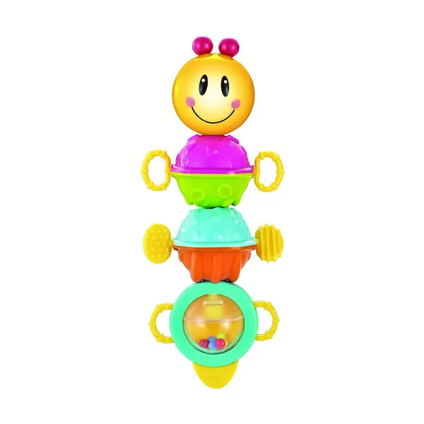 Sonajero Bebe Oruga Movil Luz Didactico Para Bebe