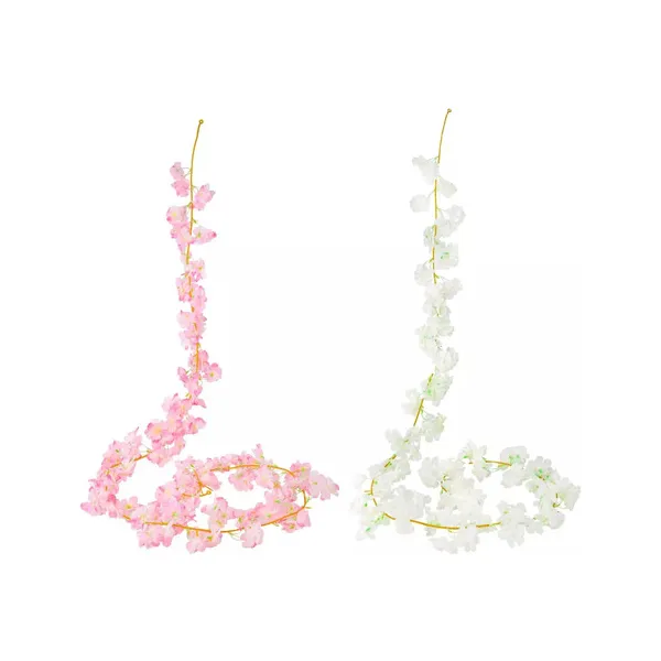 Guirnalda De Flores Artificiales Pack X5 Decoracion