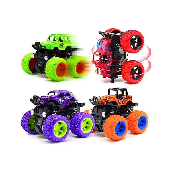 Auto A Friccion Off Road Giro 360 Monster Juguetes