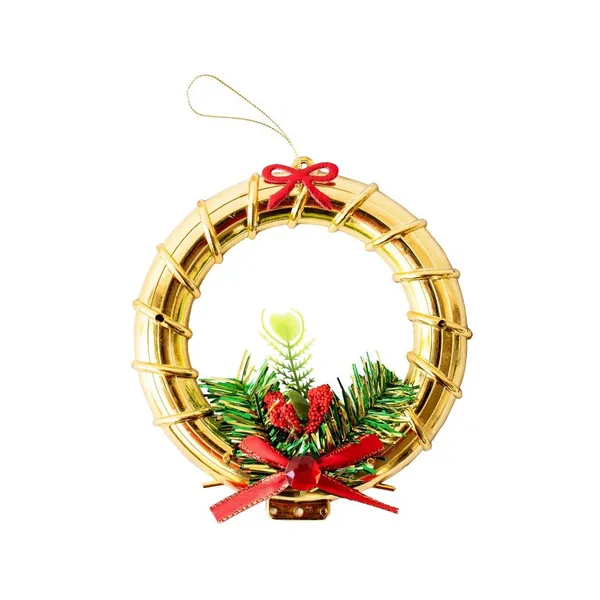 Adorno Corona Navideña Decoracion Arbolito De Navidad