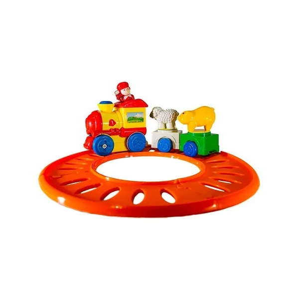 Tren Musical Con Vagones Animales Y Luces Juguete Para Bebes
