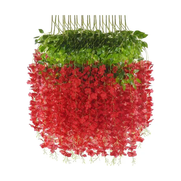 Flores Artificiales Vara Pack X12 Enredadera Colgante Guia