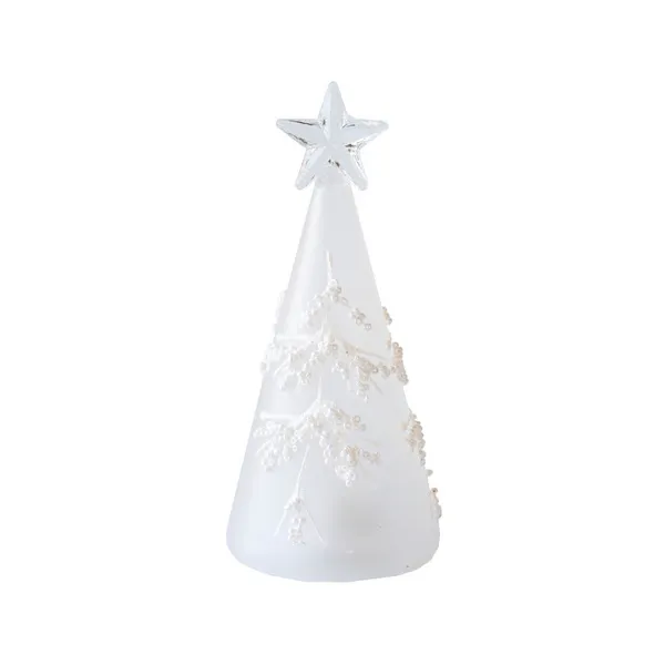 Arbolito De Navidad 15cm Con Luz Decoracion Adorno Navideño
