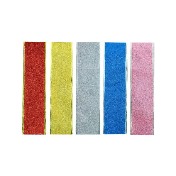Cintas Navideñas Pack X3 6cm 2,70mt Adornos Navidad Decorar