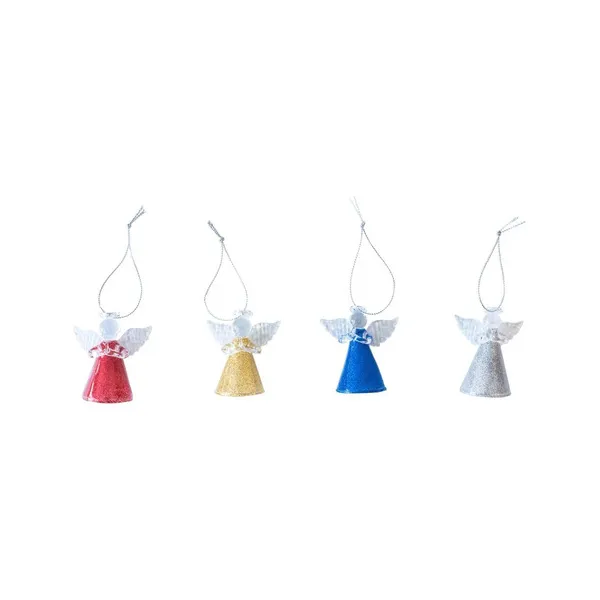 Adornos Navideños De Cristal Angeles 6cm Decoracion Navidad