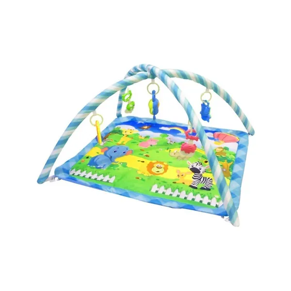 Gimnasio Bebe Alfombra Didáctica Con Sonajeros Y Moviles