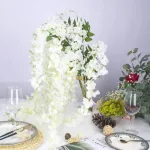 Flores Artificiales Vara Pack X12 Enredadera Colgante Guia