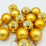 Adornos Navideños Set Bolas De Navidad 4cm X16 Unidades