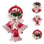Campanas Navidad X3 28cm Deco Navideña Adorno Para Arbol