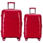 Valija Set X2 Grande 28 + Mediana 24 Expandible Candado Tsa