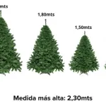 Arbolito Navidad Montañes Deluxe 2,10mts + Decoración Plata