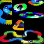 Pista Luminosa Flexible 165 Piezas 1 Auto Luminoso