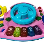 Volante Didáctico Con Piano Luz Y Sonidos Para Bebé