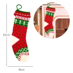 Botas Navideñas Xl Tejidas Decoracion Navidad Adorno X1