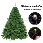 Árbol De Navidad Extra Lujo Patagonia 1,30 Mts Cybermonday