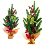 Arbol De Navidad Mini Pino Navideño De Mesa Decorado 40cm