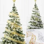 Cintas Navideñas Adornos Decoración Navidad 4cm 2,7mts