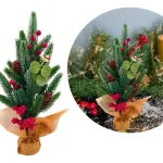 Arbol De Navidad Mini Pino Navideño De Mesa Decorado 40cm