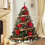 Arbol Navidad Patagonia Xl 2.10mt + Adornos Rojo Cybermonday