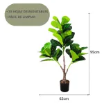 Planta Artificial 95cm Ficus Decoracion Interior Exterior