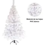 Árbol Navidad Fabesa Tronador Lujo 180 Cm Blanco