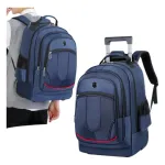 Mochila Carro 18 Pulgadas Escolar Carrito Viaje Capacidad
