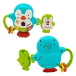Sonajero Musical Bebe Pingüinos Con Luz Y Sonidos