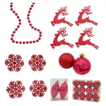 Adornos Navideños Set Decoracion 33u Surtido Navidad Bolas