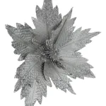 Flor 25cm Azul Arbol De Navidad Adornos Decoracion