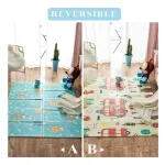 Alfombra Antigolpes Plegable Bebes Reversible 120x180cm