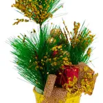 Arbolito De Navidad 20cm Decoracion Navideña Pino Adornos