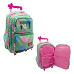Mochila Carrito Escolar Carro Con Ruedas Infantil + Peluche