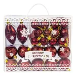 Adornos Navideños Set Decoracion 33u Surtido Navidad Bolas