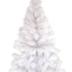 Arbol Navidad Blanco Tronador De Lujo 1.50mts Base Metálica