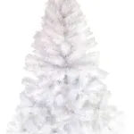Arbol Navidad Blanco Tronador De Lujo 1.50mts Base Metálica