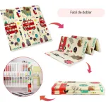 Alfombra Antigolpes Plegable Bebes Reversible 120x180cm