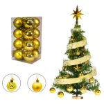 Adornos Navideños Set Bolas De Navidad 4cm X16 Unidades