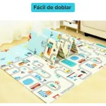 Alfombra Antigolpes Plegable Bebes Reversible 120x180cm