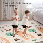 Alfombra Antigolpes Plegable Bebes Reversible 120x180cm