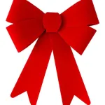 Moño Navidad 30cm Adornos Navideños Decoración Para El Arbol