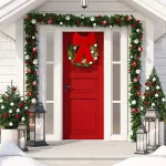 Moño Navidad 30cm Adornos Navideños Decoración Para El Arbol