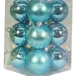 Adornos Navideños Set Bolas De Navidad 6cm X12 Unidades