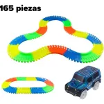 Pista Luminosa Flexible 165 Piezas 1 Auto Luminoso