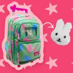 Mochila Carrito Escolar Carro Con Ruedas Infantil + Peluche