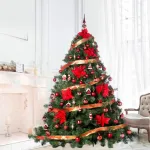 Arbol Navidad Patagonia Xl 2.10mt + Adornos Rojo Cybermonday