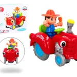 Coche Tractor Juguete Bebé Con Luz Sonidos Y Movimiento