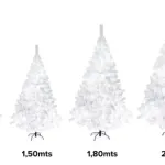 Árbol Navidad Fabesa Tronador Lujo 180 Cm Blanco