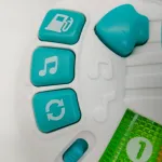 Volante Didáctico Con Piano Luz Y Sonidos Para Bebé