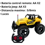 Auto Deportivo A Control Remoto Camioneta Jeep Off Road